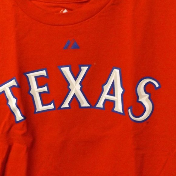 TEXAS RANGERS, #5 KINSLER SHORT SLEEVE T-SHIRT, XL, UNISEX - Picture 2 of 3